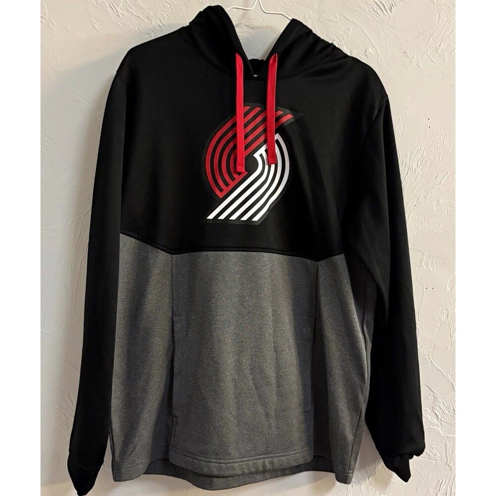 Fanatics Portland Trail Blazers NBA Colorblock Pullover Hoodie Men's M